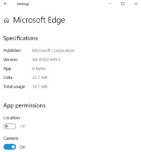 Specificații MS Edge